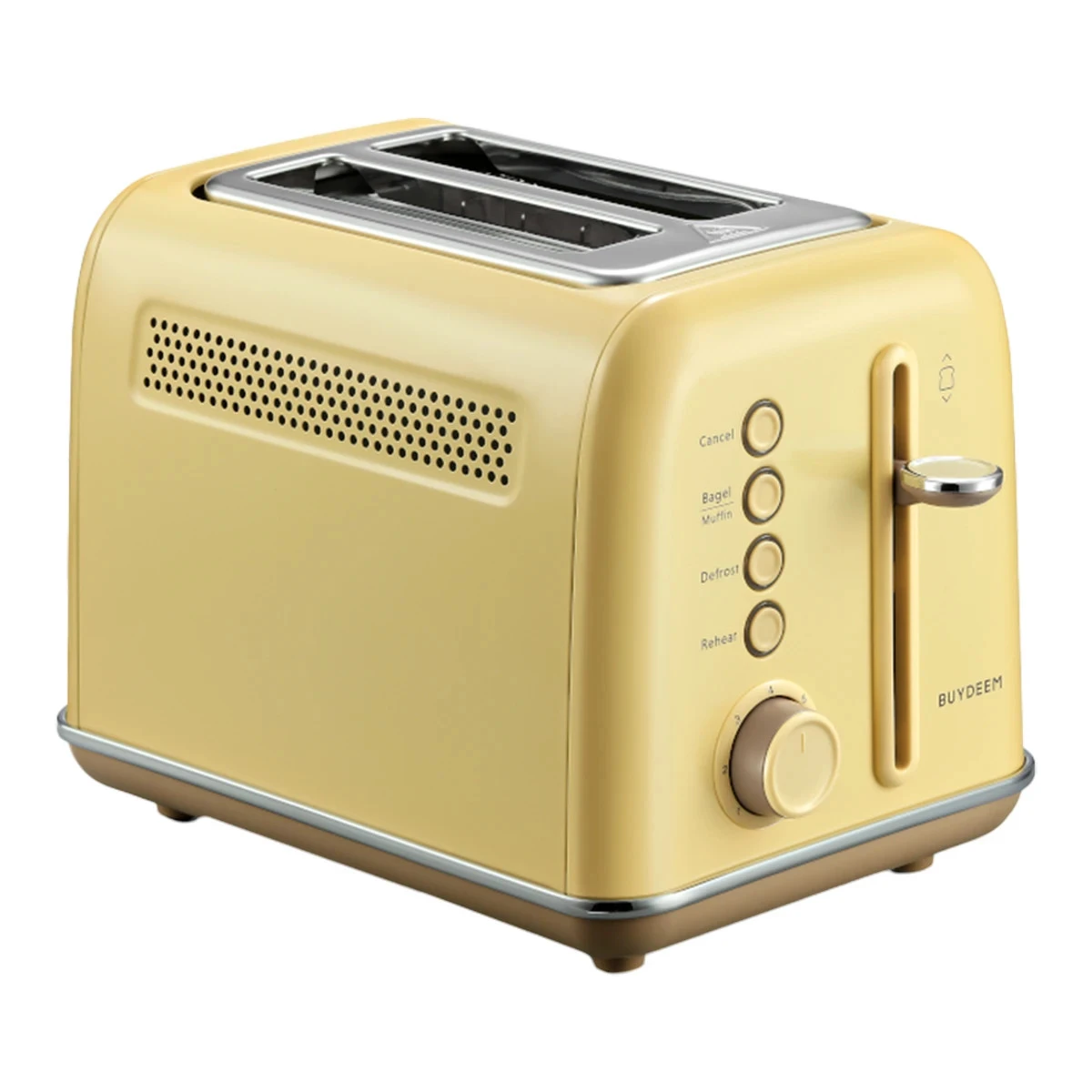 BUYDEEM 2 Slice Toaster, model DT620E, color Mellow Yellow, EU