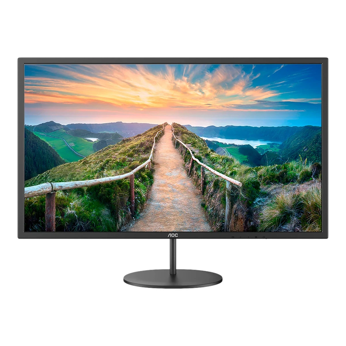 AOC Monitor Q32V4 31.5" LED, 2560x1440 (QHD), Antiglare, 75Hz, 1000:1, 4ms, IPS, HDMI, DisplayPort, Tilt Adjustment, Speakers 2 W x 2, Low Blue Light, 3-year warranty
