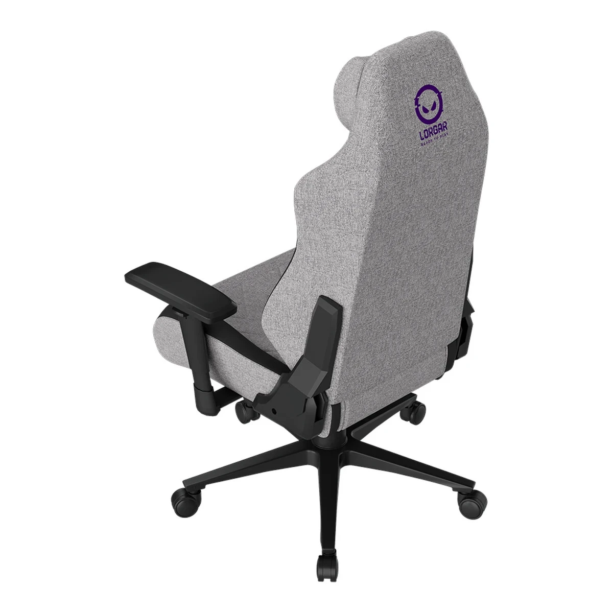 LORGAR CHA41, Ergonomic Gaming Chair Advanced, premium anti-stain fabric, Grey