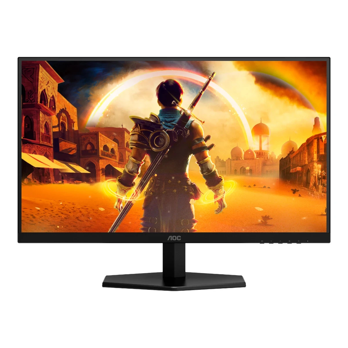AOC Monitor Gaming 27G42E 27" Fast IPS, 1920x1080, 180Hz, 1ms (GTG), 300 cd/m2, 1000:1, Adaptive Sync, G-Sync Compatible, HDR10, 1xHDMI, 1xDP, Tilt