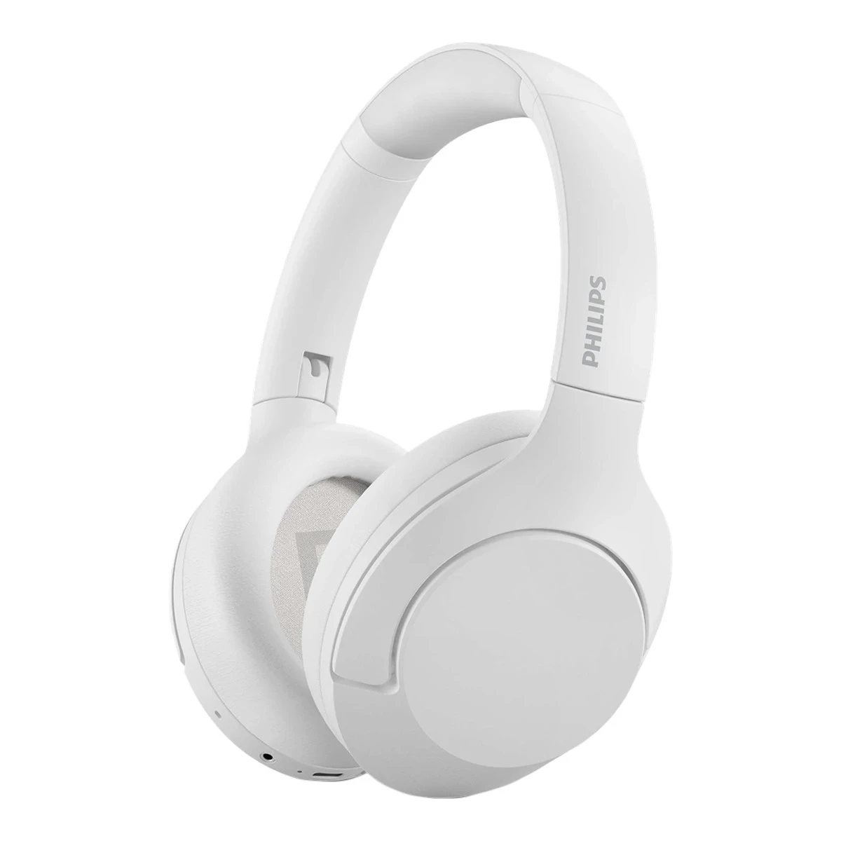 PHILIPS Wireless headphones TAH8506WT/00 - Adaptive ANC, Noise Cancelling Pro, Bluetooth MultiPoint, up to 60hrs play time, touch control, white