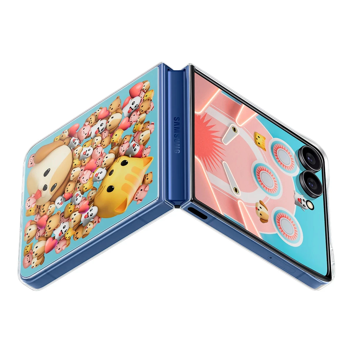 Samsung Galaxy Z Flip7 Flipsuit Case Transparent