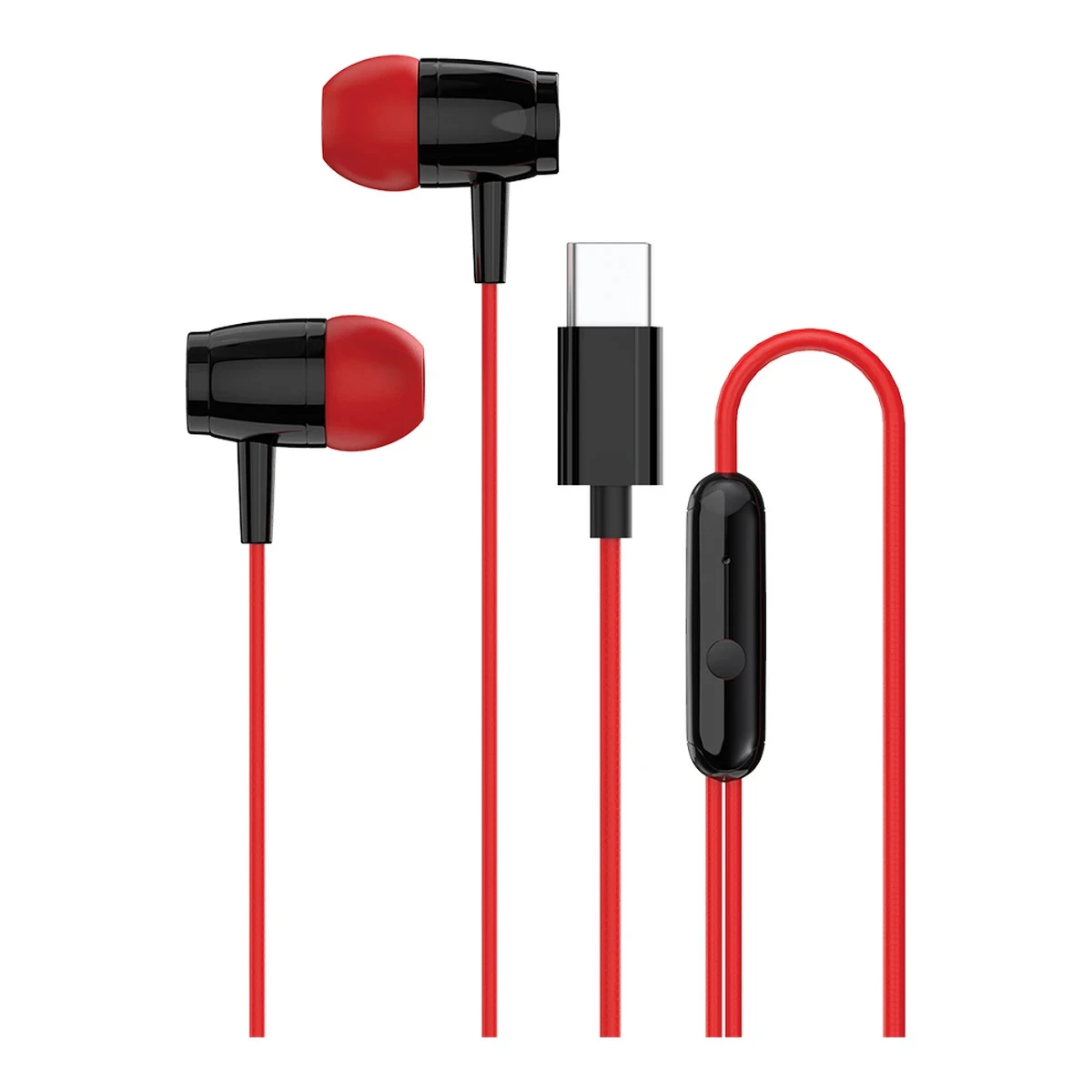 CANYON headphones SEP-5 TYPE-C Red