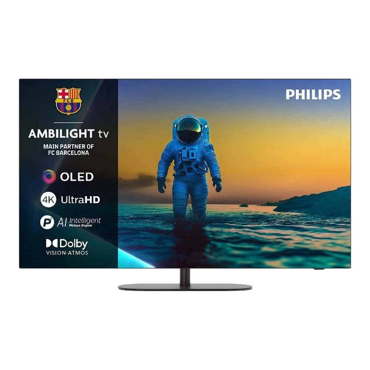Philips 65OLED820/12 4K Google TV OLED, AMBILIGHT TV, 144 Hz, P5 AI Procesor, 164 cm (65''), Dolby Vision and Dolby Atmos