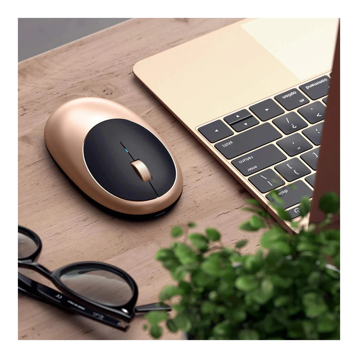 SATECHI M1 Bluetooth Wireless Mouse - Gold