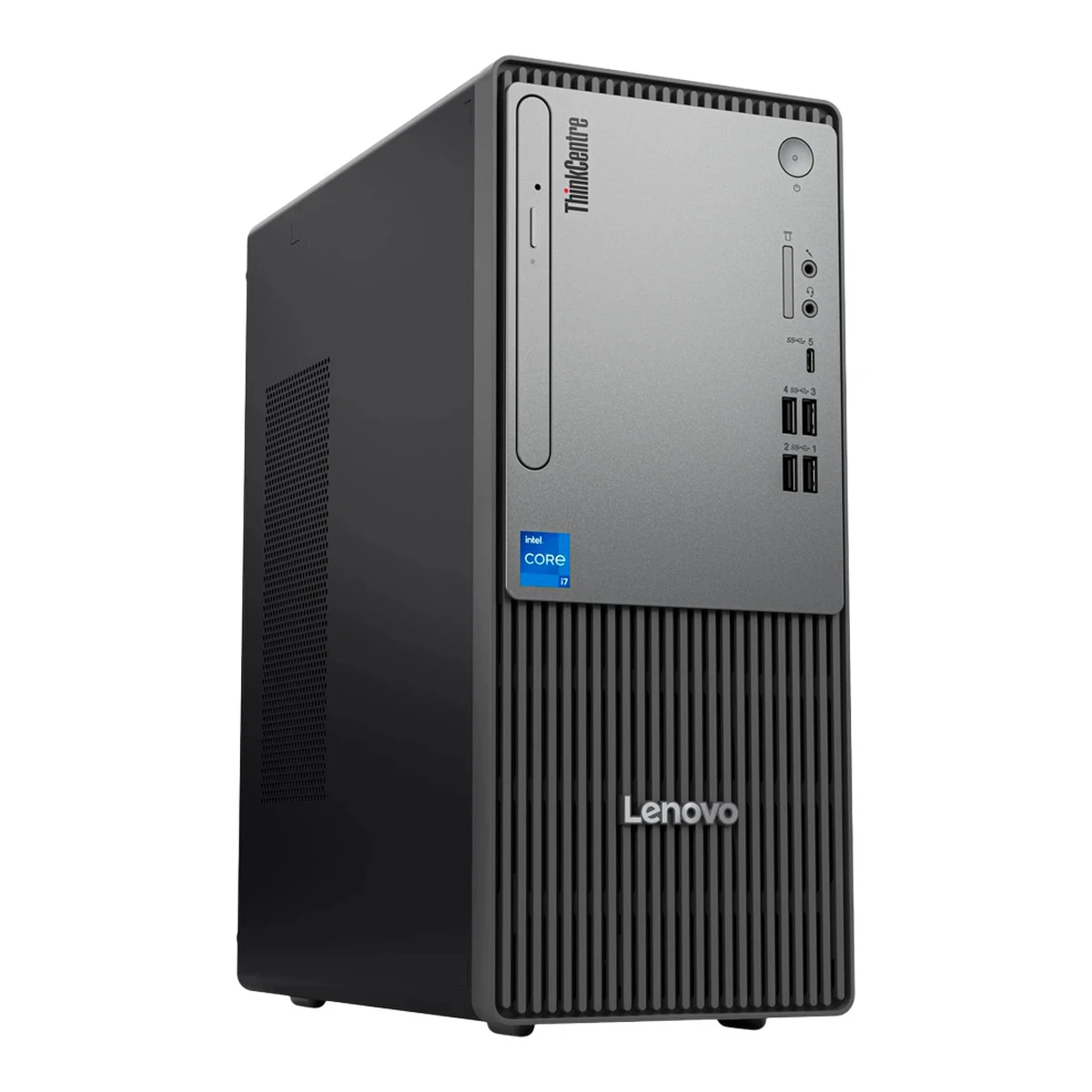 Lenovo ThinkCentre NEO 50 Tower, Intel Core i5-14400, 16GB DDR5-4800, 512GB SSD PCIe, DVD+RW, 3-in-1, 4xUSB 3.2, 1x USB 3.2 Type-C, 4x USB 2.0, VGA, DP, HDMI, Serial, RJ45 GbE, CIS, Speaker, USB KB/Mouse,180W 85%, No OS, 5Yr