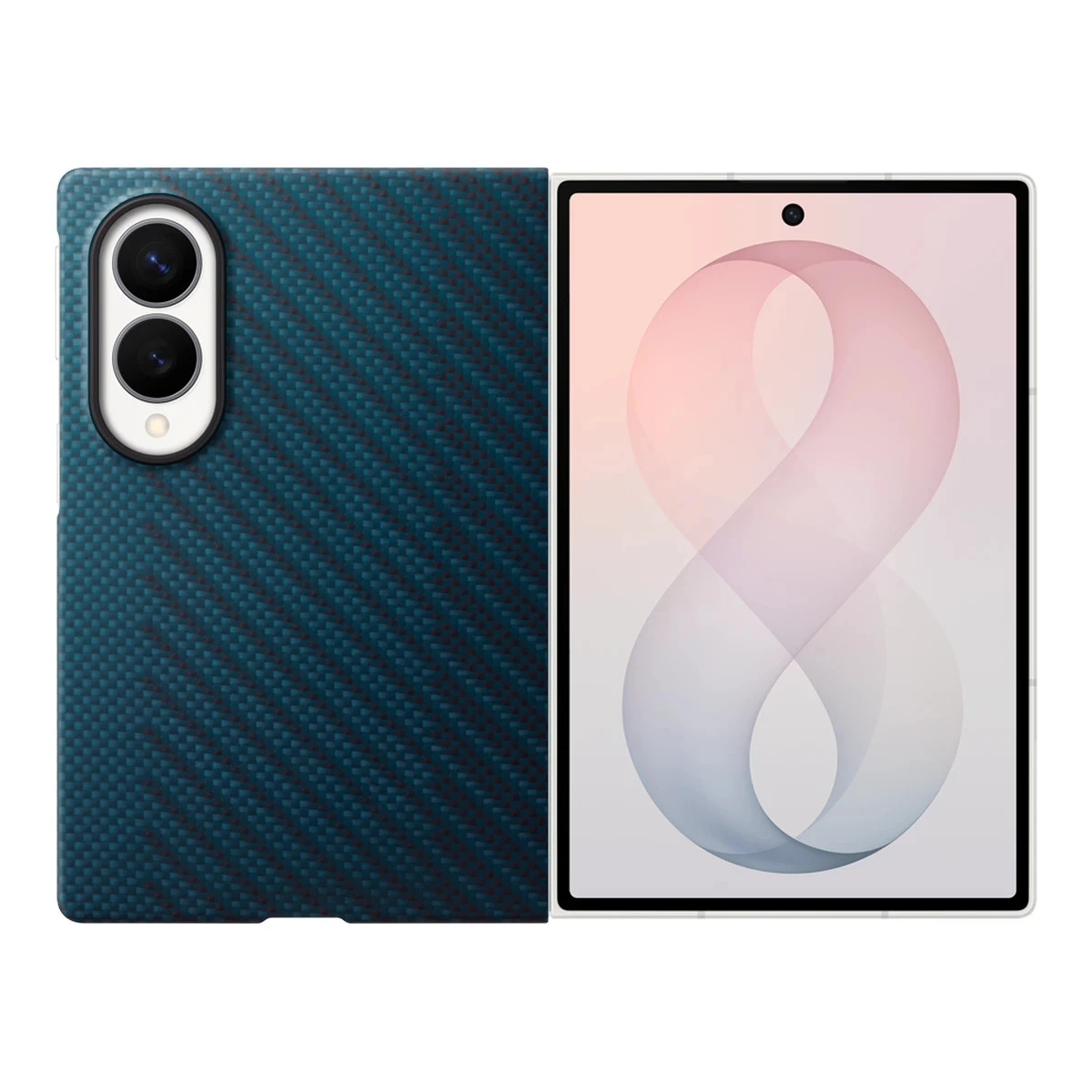Samsung Galaxy Fold8 Carbon Magnet Case Navy