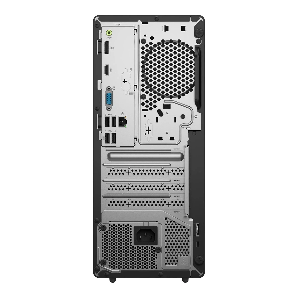 Lenovo ThinkCentre NEO 50 Tower, Intel Core i3-14100, 1x8GB DDR5-4800, 512GB SSD PCIe, DVD+RW, 3-in-1, 4xUSB 3.2, 1x USB 3.2 Type-C, 4x USB 2.0, VGA, DP, HDMI, Serial, RJ45 GbE, CIS, Speaker, USB KB/Mouse,180W 85%, No OS, 5Yr