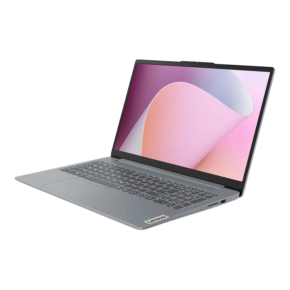 LENOVO IdeaPad Slim 3 15AMN8 15.6" FHD, AMD Ryzen 3 30, 8GB DDR5, 512GB SSD, 2x USB-A 3.2, 1x USB-C, HDMI, SCR, WiFi 6, BT5.2, BH Kyb, 47Wh, No OS, Arctic Grey, 2Yr