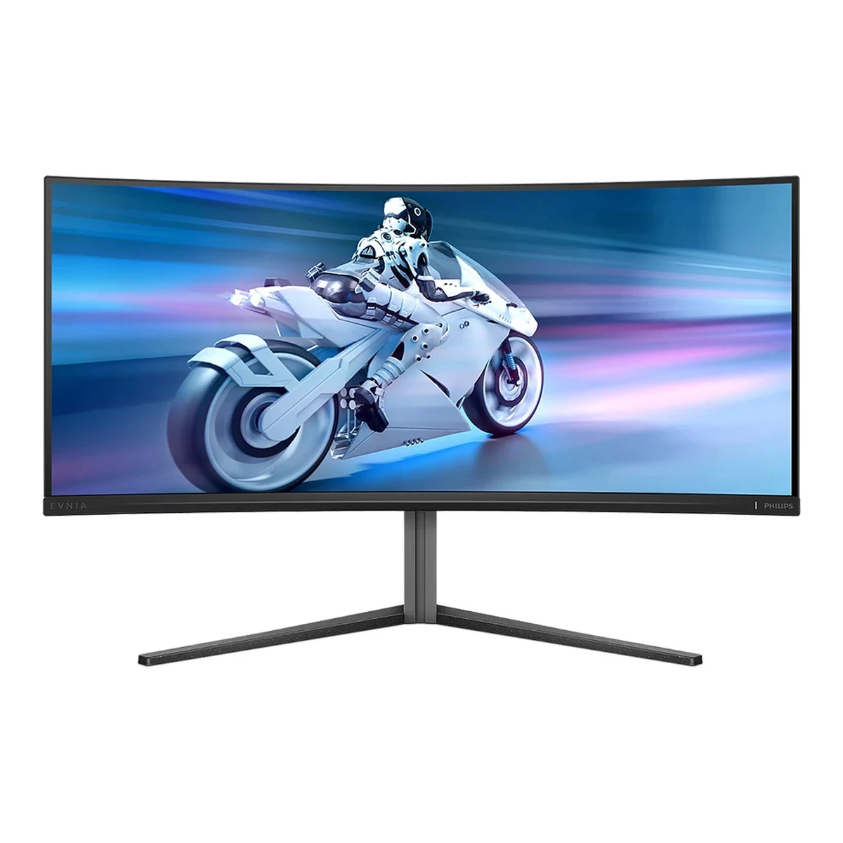 Philips Monitor Evnia 34M2C6500/00 34'' QD-OLED, 21:9, 3440x1440 (UltraWide QHD), 175Hz, 0.03ms, 250 cd/m² (SDR), 1000 cd/m² (HDR), 1,000,000:1, 2x HDMI 2.0, DisplayPort 1.4, 4x USB 3.2, Dark Slate Design, Adaptive-Sy