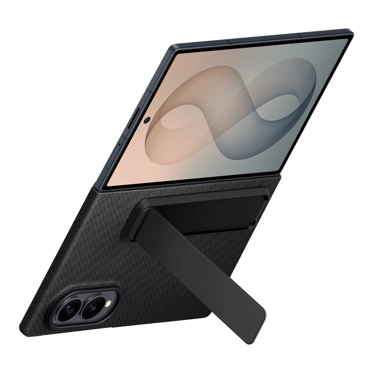 Samsung Galaxy Fold8 Carbon Standing Black