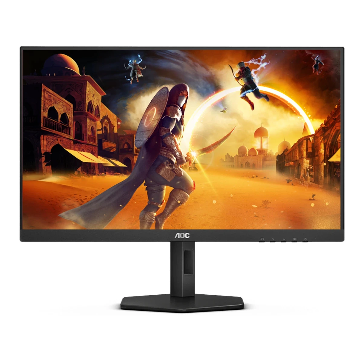 AOC Gaming Q27G4X - G4 Series monitor 27" Fast IPS 2560x1440 Antiglare 180Hz, DisplayHDR 400, 1ms (GtG), 0.5ms (MPRT), 1000:1, 2xHDMI 2.0, DP 1.4, Adaptive-Sync, Full Ergo, Low Input Lag, Flicker-Free, 3y