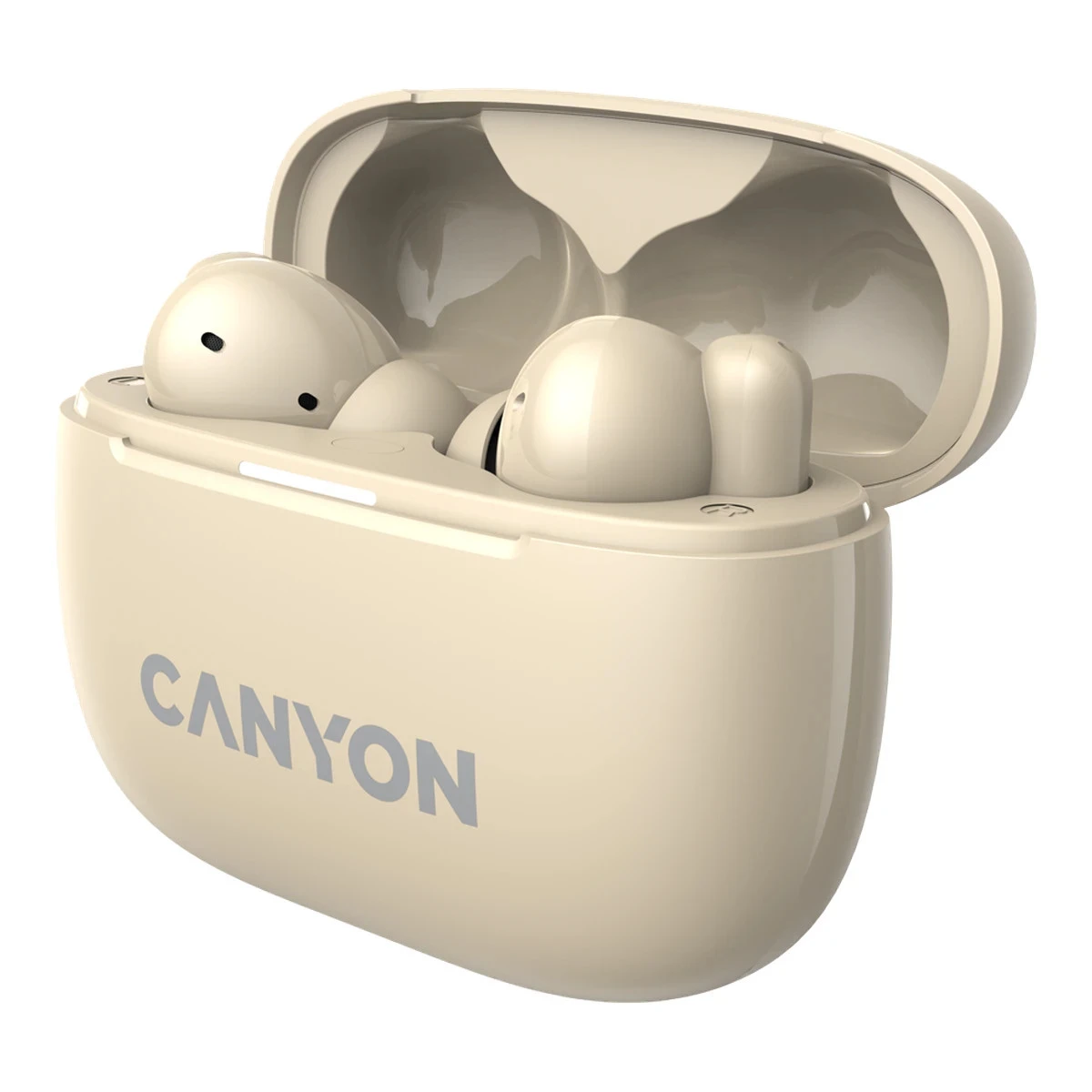 CANYON headset OnGo TWS-10 ANC+ENC Beige