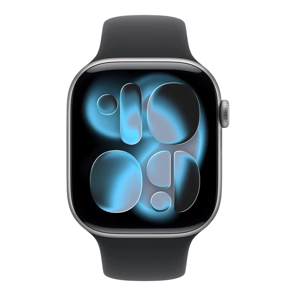Apple Watch Series 11 GPS 46mm Space Grey Aluminium Case with Black Sport Band - M/L,Model A3333