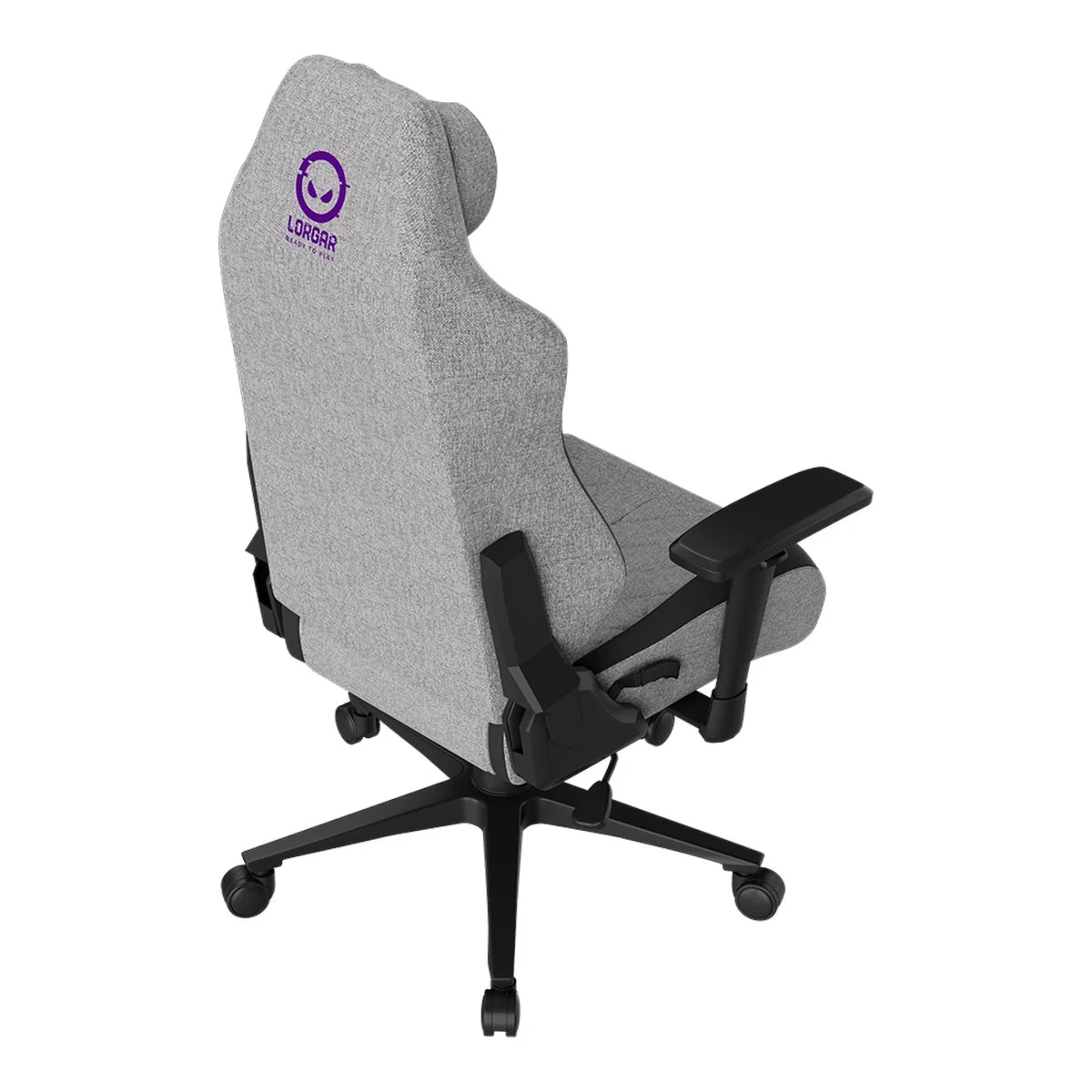 LORGAR CHA41, Ergonomic Gaming Chair Advanced, premium anti-stain fabric, Grey