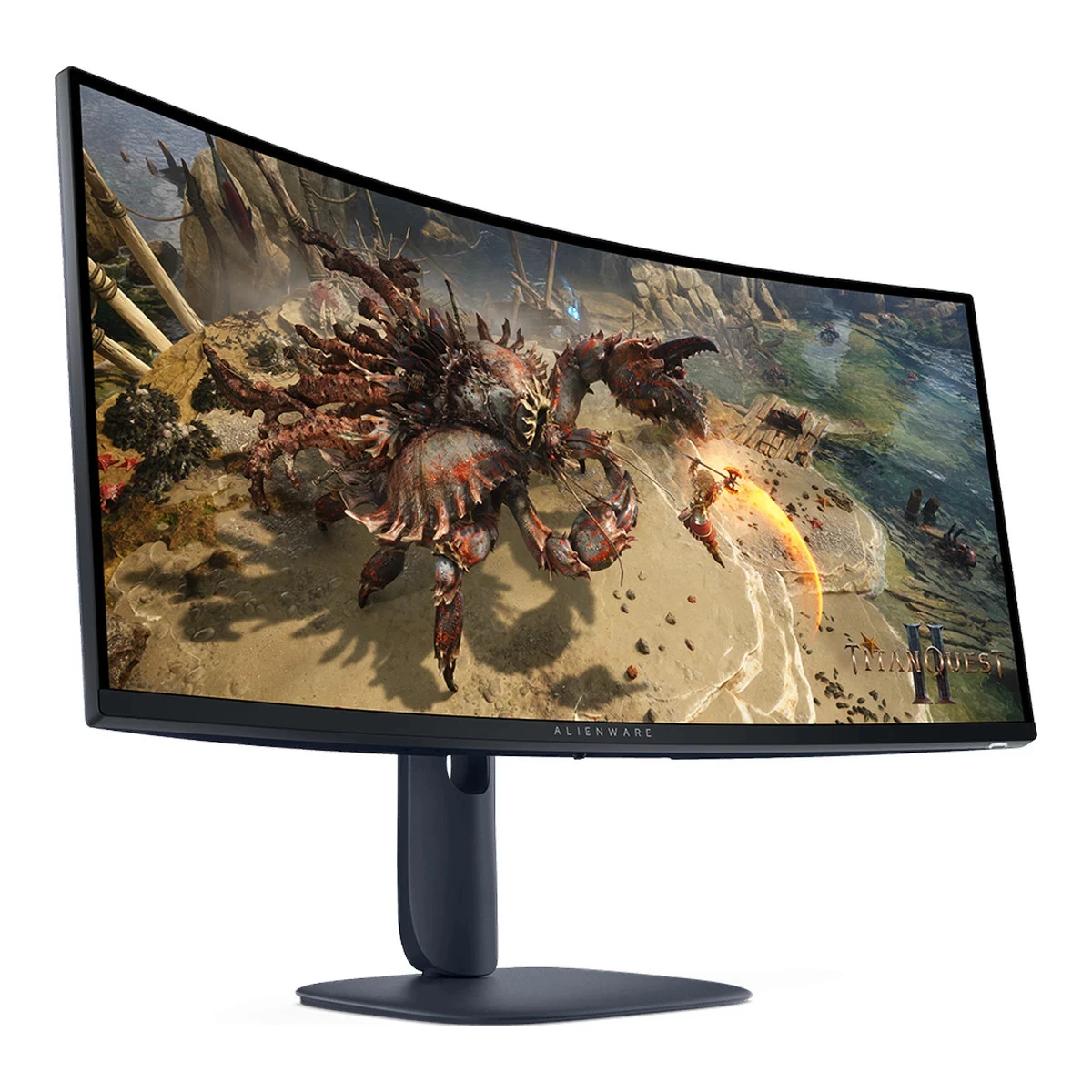 Monitor Alienware 34 Gaming AW3425DWM Curved, 3440x1440, WQHD, 180Hz, VA Antiglare, 21:9, 3000:1, 400 cd/m2, AMD FreeSync+ VESA, 4ms/2ms/1ms, 178/178, DP, 2xHDMI, 2xUSB-A, USB-B, Tilt, Pivot, Height Adjust, 3Y