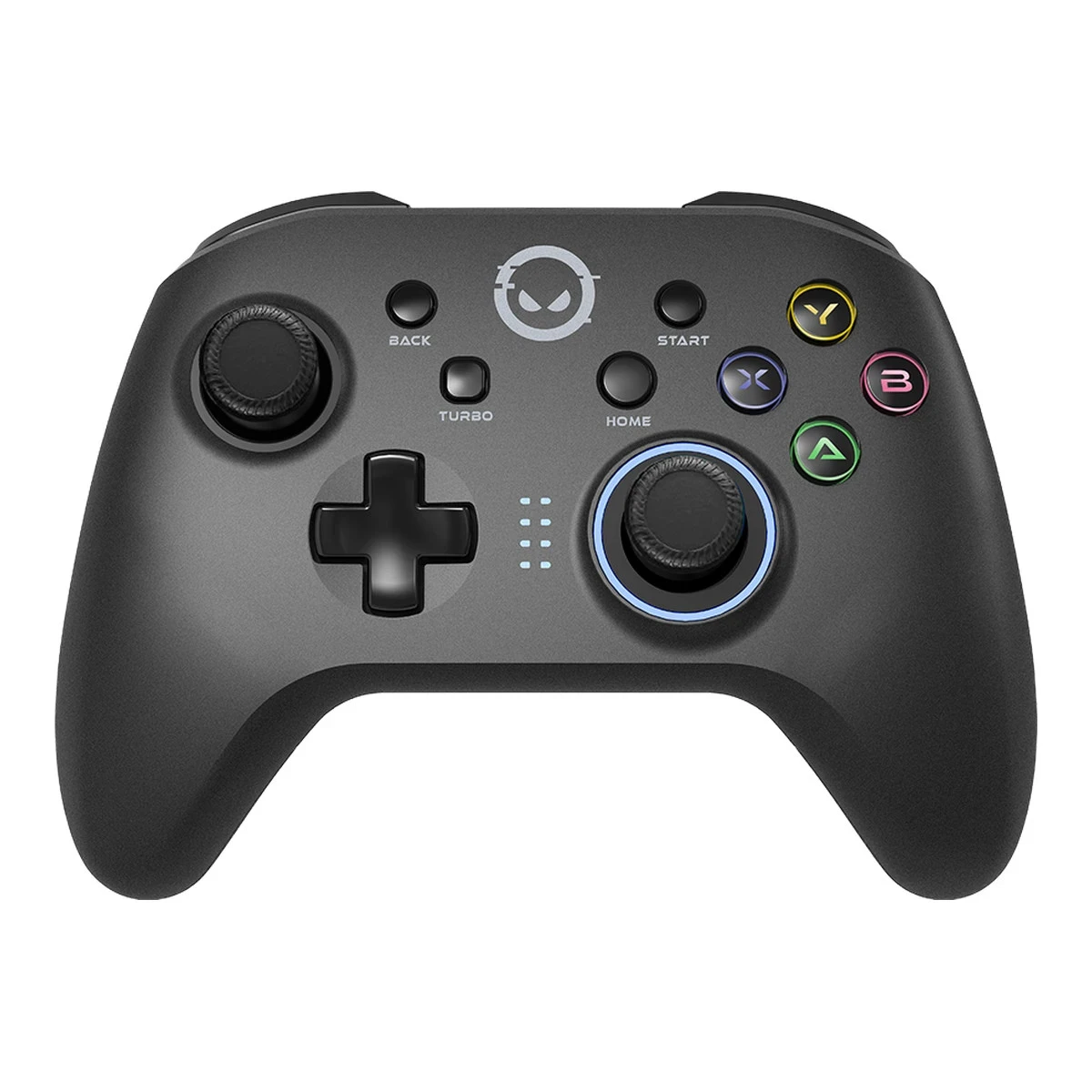 LORGAR TRIX-510, Gaming controller, Black, BT5.0 Controller with built-in 600mah battery, 1M Type-C charging cable ,6 axis motion sensor support nintendo switch ,android,PC, IOS13, PS3, normal size dongle,black