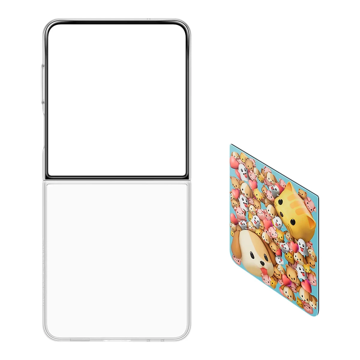 Samsung Galaxy Z Flip7 Flipsuit Case Transparent