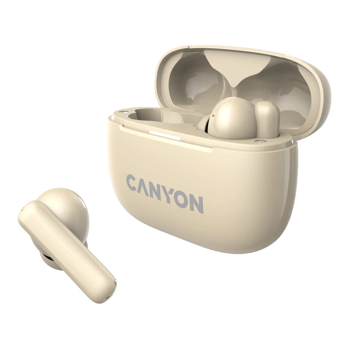 CANYON headset OnGo TWS-10 ANC+ENC Beige
