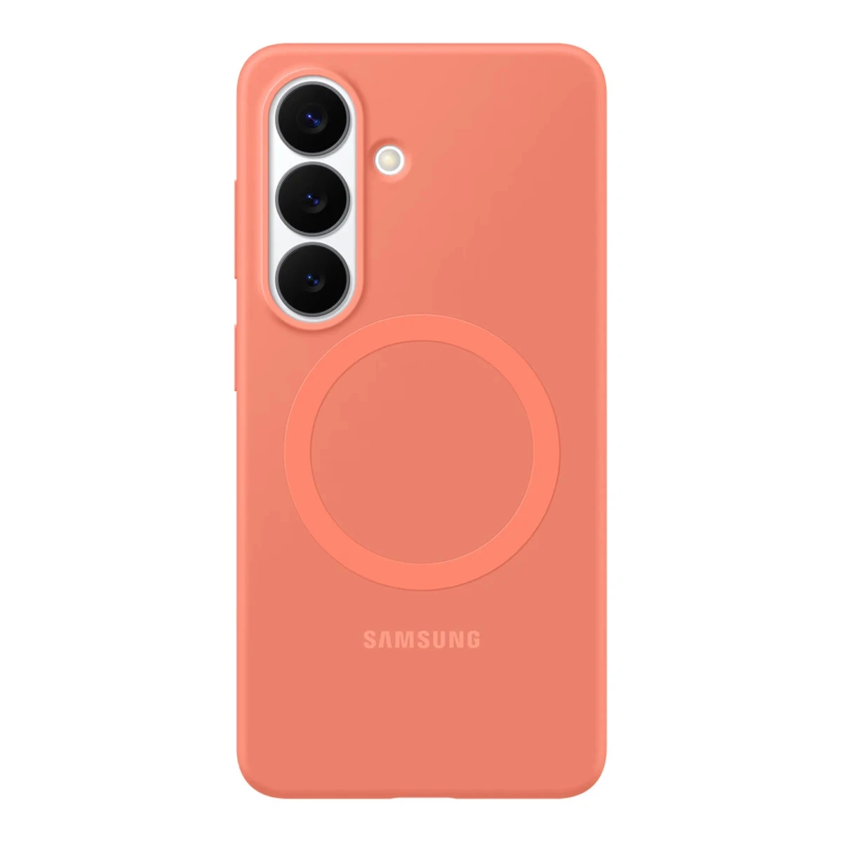 Samsung Galaxy S26 Silicone Magnet Case Coralred