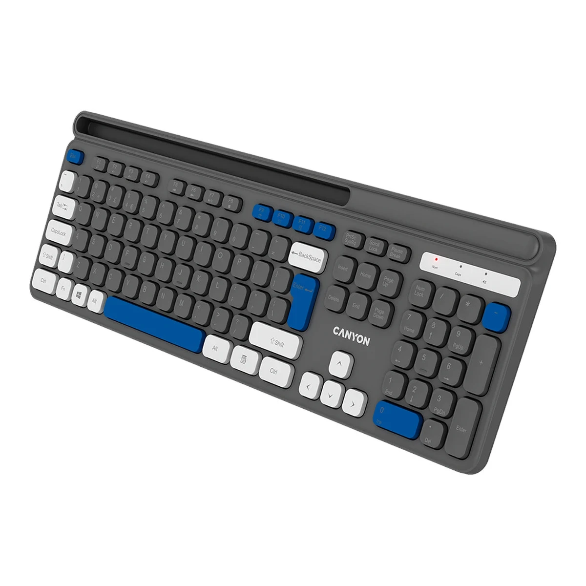CANYON keyboard HKB-W03 EN AAA Wireless Grey