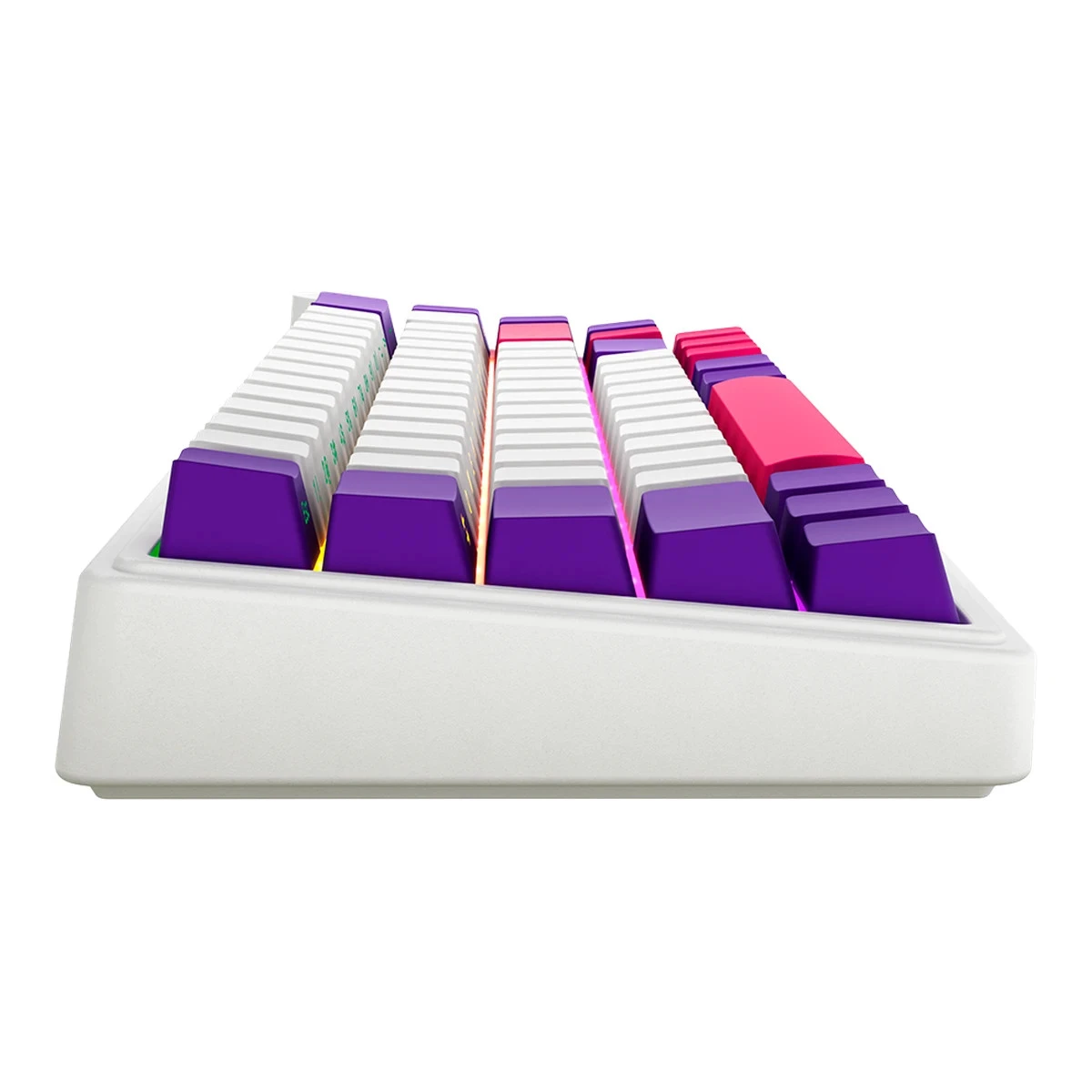 LORGAR KBP70MW, Wireless 65% Mechanical Gaming Keyboard Pro, White, EN layout
