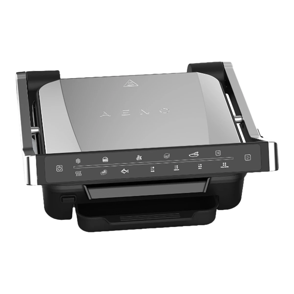 AENO Electric Grill EG3: 2000W, 7 automatic programs +Manual mode, 4 Degrees of Roast, Color indication, Removable plates Plate size 292*230mm
