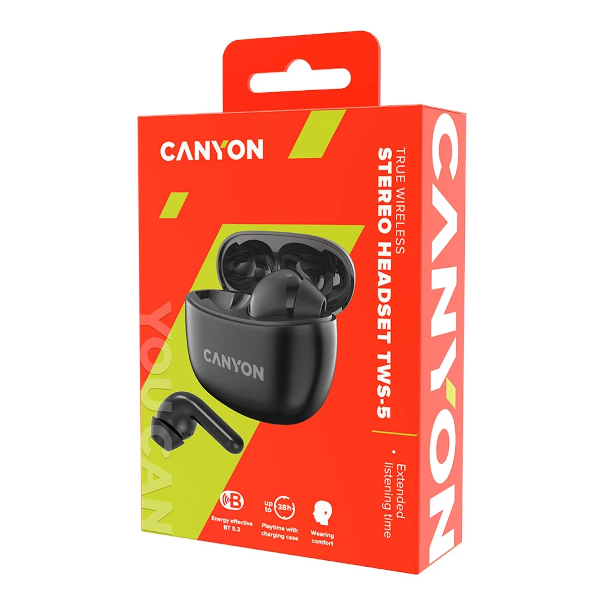 CANYON headset TWS-5 Black