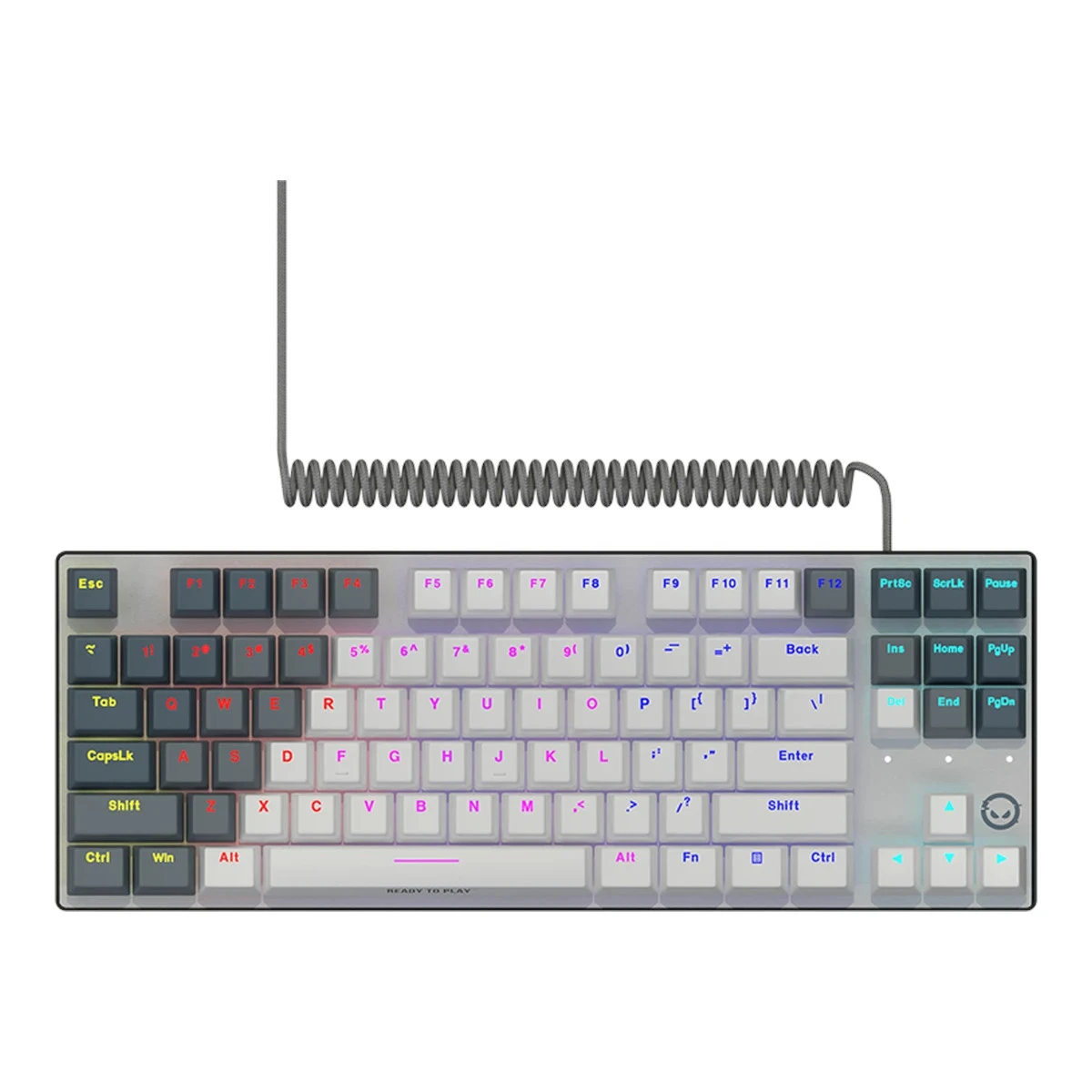 LORGAR Azar 514TKL, Wired RGB mechanical gaming keyboard, white, EN layout