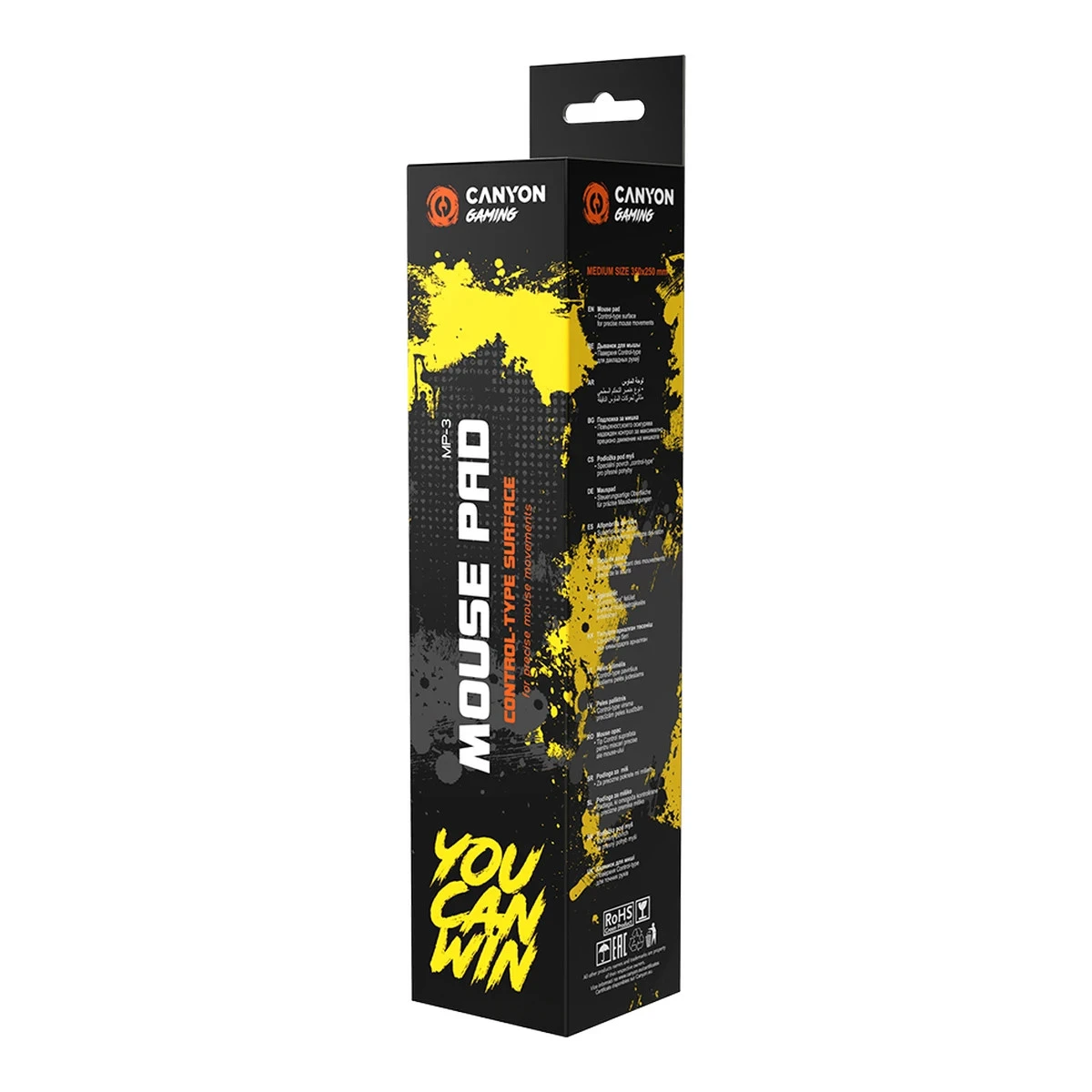 CANYON pad MP-3 350x250mm Black