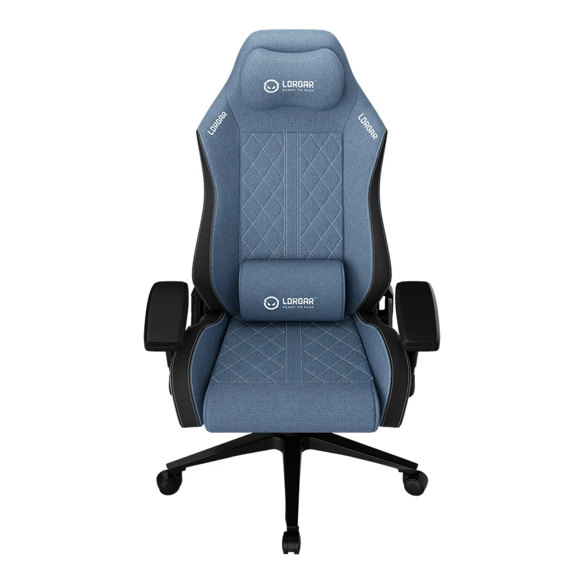 LORGAR CHA41, Ergonomic Gaming Chair Advanced, premium anti-stain fabric, Blue