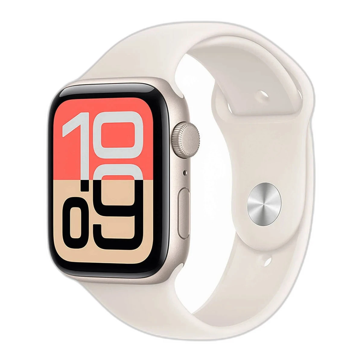 Apple Watch SE 3 GPS 40mm Starlight Aluminium Case with Starlight Sport Band - S/M,Model A3324