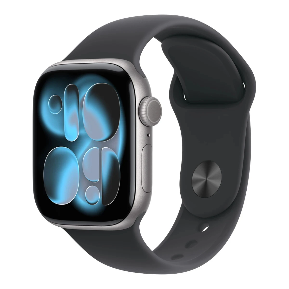 Apple Watch Series 11 GPS 42mm Space Grey Aluminium Case with Black Sport Band - S/M,Model A3331
