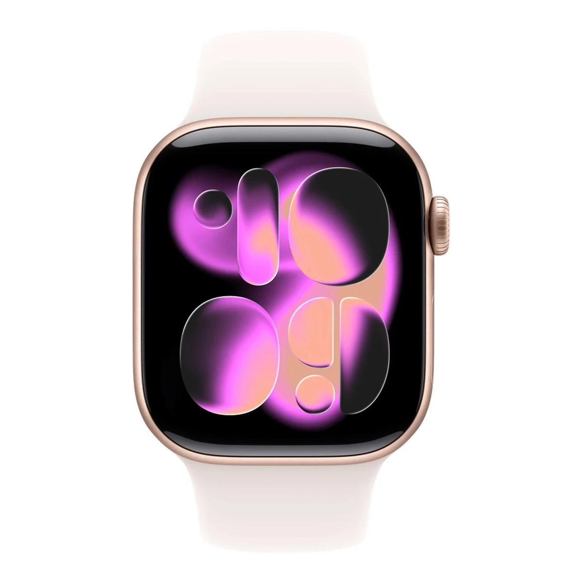Apple Watch Series 11 GPS 42mm Rose Gold Aluminium Case with Light Blush Sport Band - S/M,Model A3331