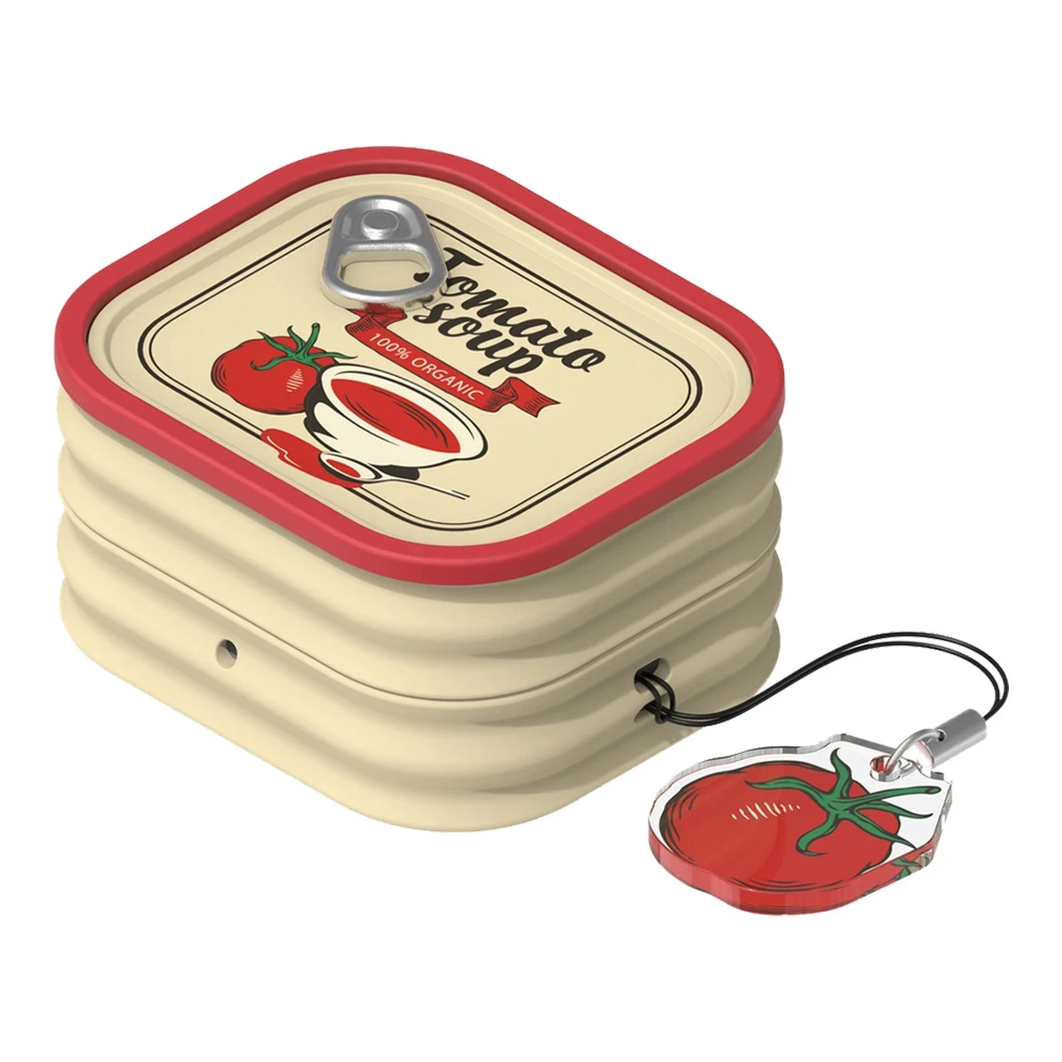 Samsung Galaxy Buds4 / Buds4 Pro Food Can Case Red