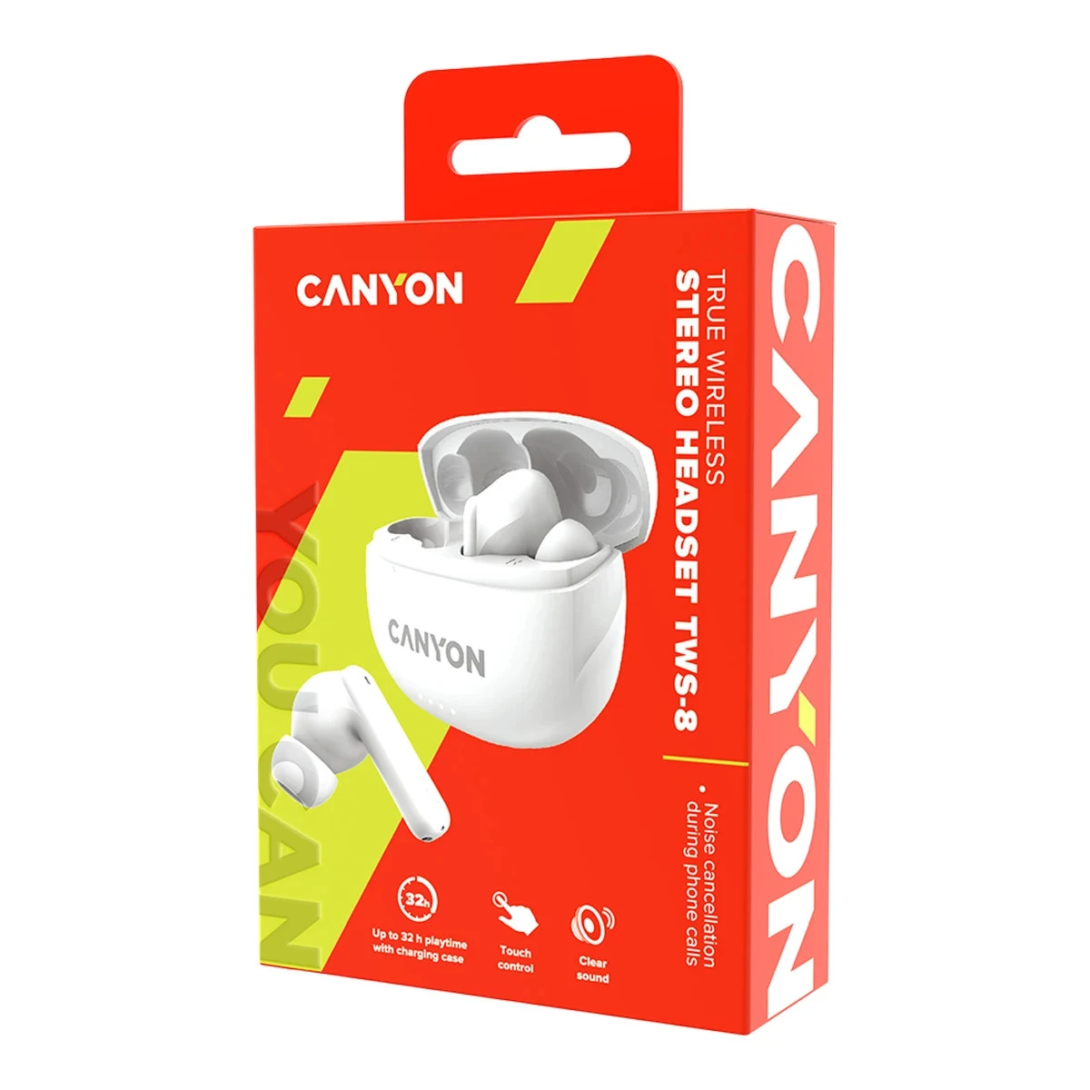 CANYON headset TWS-8 ENC White