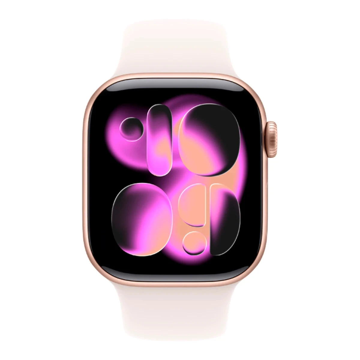 Apple Watch Series 11 GPS 42mm Rose Gold Aluminium Case with Light Blush Sport Band - S/M,Model A3331