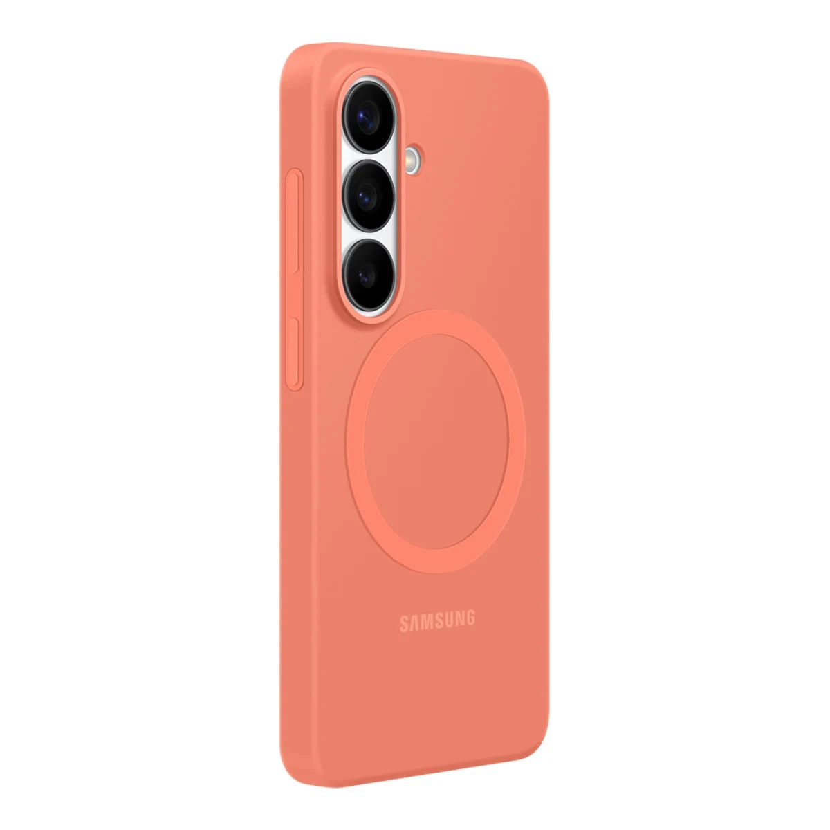 Samsung Galaxy S26 Silicone Magnet Case Coralred