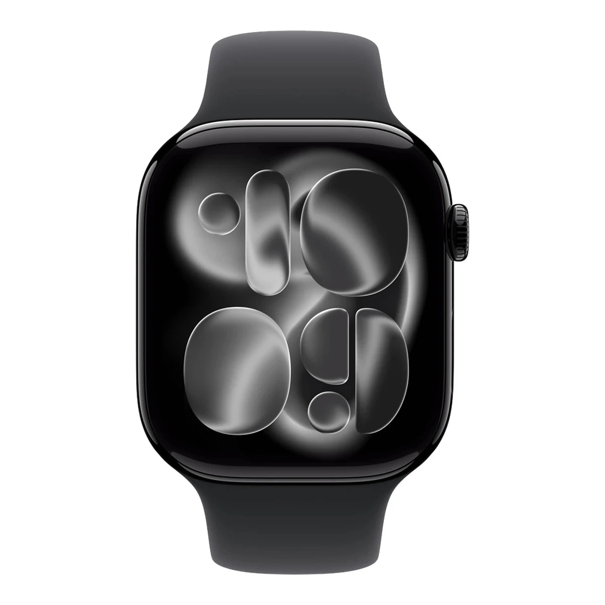 Apple Watch Series 11 GPS 46mm Jet Black Aluminium Case with Black Sport Band - M/L,Model A3333
