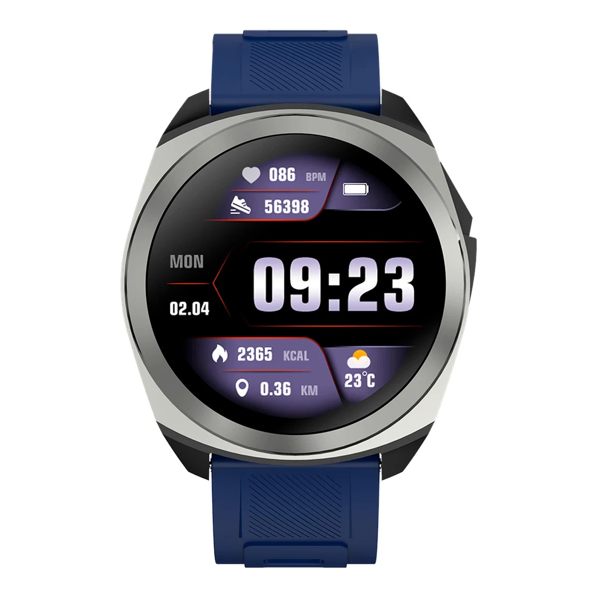 CANYON smart watch Maveric SW-83 GPS Silver Blue