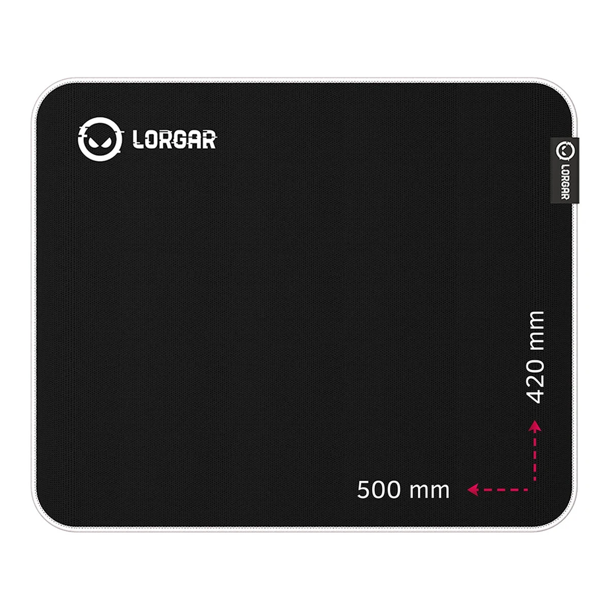 Lorgar Legacer 755, Gaming mouse pad, Ultra-gliding surface, Purple anti-slip rubber base, size: 500mm x 420mm x 3mm, weight 0.45kg