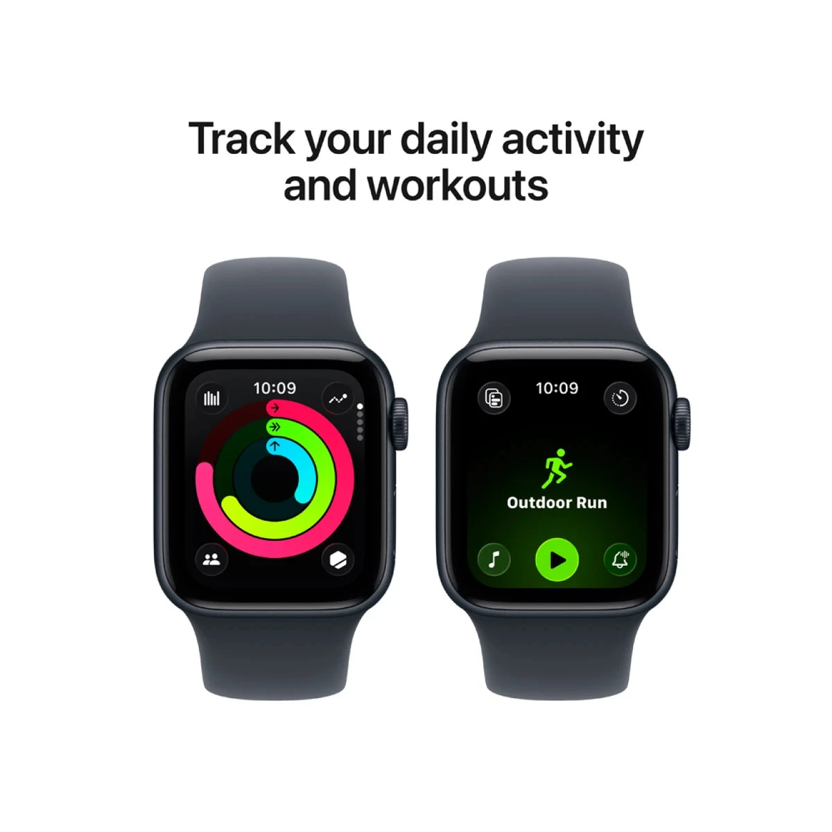 Apple Watch SE 3 GPS 40mm Midnight Aluminium Case with Midnight Sport Band - S/M,Model A3324