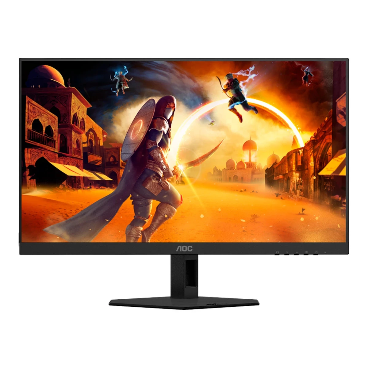 AOC Monitor Gaming 24G4HRE 24" (23.8") Fast IPS, 1920x1080, 200Hz, 0.5ms MPRT (1ms GtG), 300 cd/m2, 1000:1, Adaptive Sync, G-Sync Compatible, HDR10, 2x HDMI, 1x DP, Speakers, Tilt