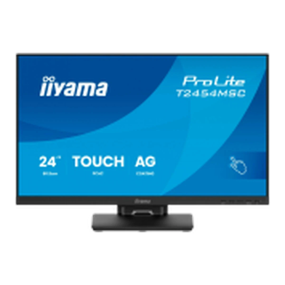 IIYAMA Monitor Touch T2454MSC-B3AG 24" InCell PCAP 10pt touchscreen monitor featuring IPS panel technology, Anti-Glare coating and a flexible stand