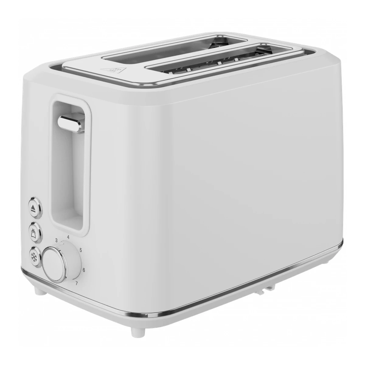 Electric Toaster, white, 220-240V, 50-60Hz, 920-1080W, 2 slots, 3 modes, 7 browning levels