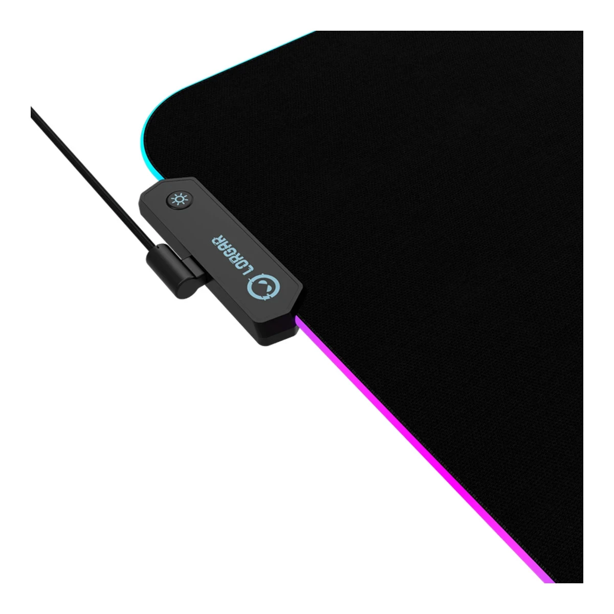 Lorgar Steller 919, Gaming mouse pad, High-speed surface, anti-slip rubber base, RGB backlight, USB connection, Lorgar WP Gameware support, size: 900mm x 360mm x 3mm, weight 0.635kg