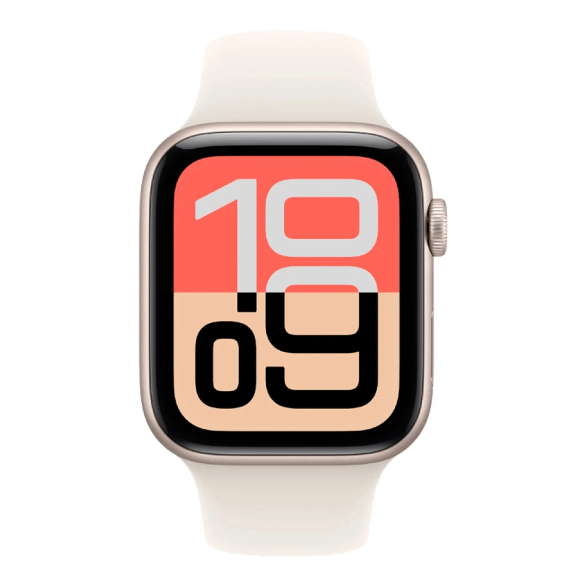 Apple Watch SE 3 GPS 44mm Starlight Aluminium Case with Starlight Sport Band - S/M,Model A3325