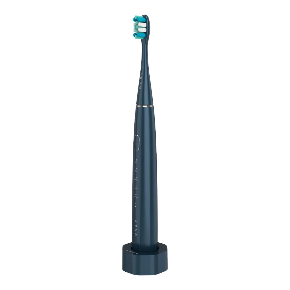 Wireless Tooth Brush, Navy Blue, 3 Brush Heads, 1400mAh, Function: Soft, Clean, Massage, White, Sweep