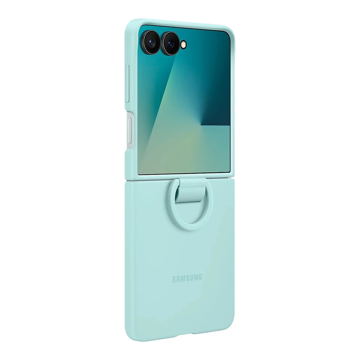 Samsung Galaxy Z Flip7 Ring Case (Silicone) Mint