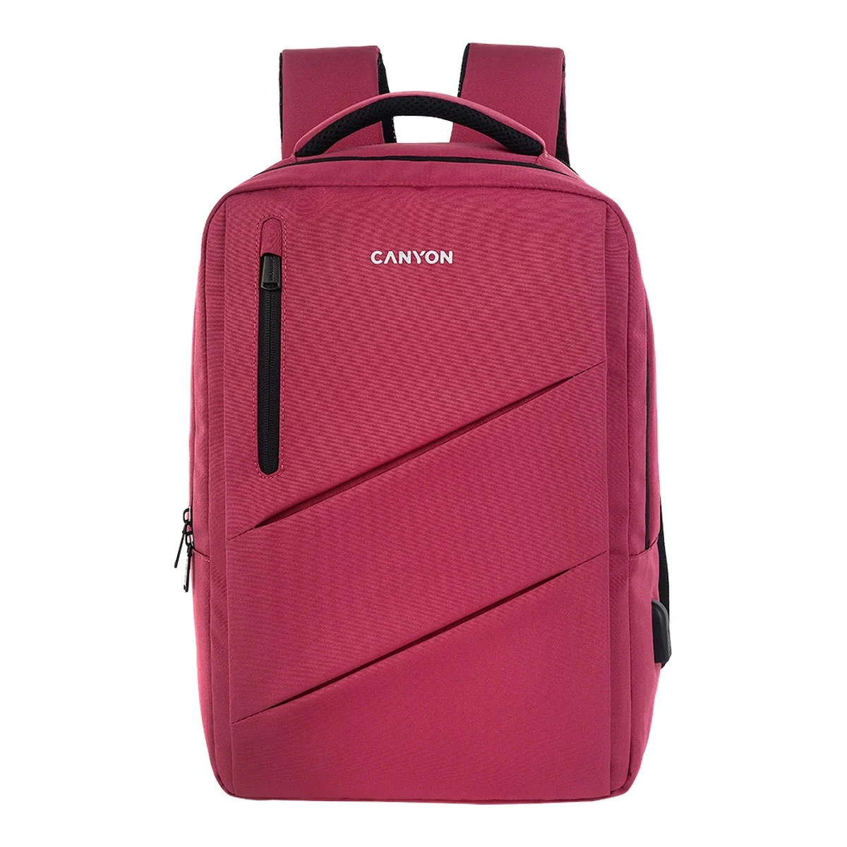 CANYON backpack BPE-5 Urban USB 15.6'' Red